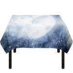 Halloween Moonlight Print Tablecloth