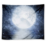 Halloween Moonlight Print Tapestry