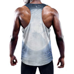 Halloween Moonlight Print Training Tank Top