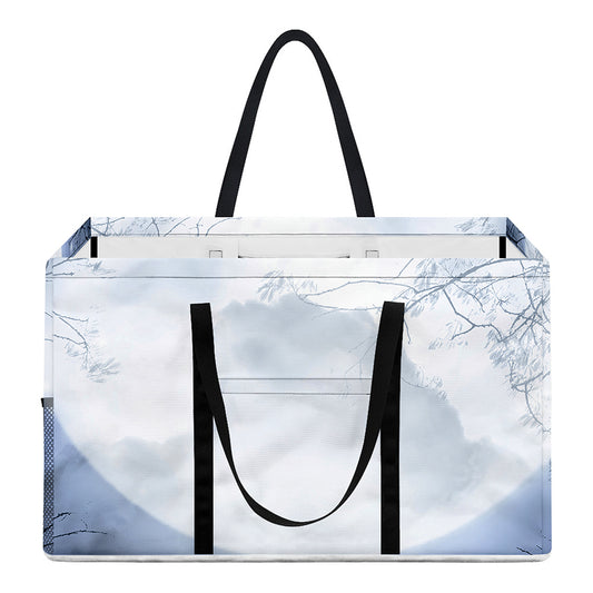 Halloween Moonlight Print Utility Tote Bag