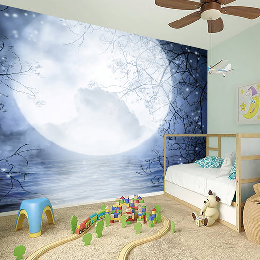 Halloween Moonlight Print Wall Sticker
