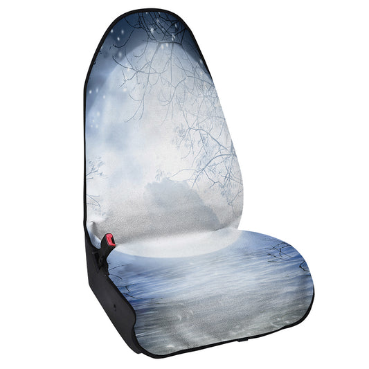 Halloween Moonlight Print Waterproof Car Seat Cover