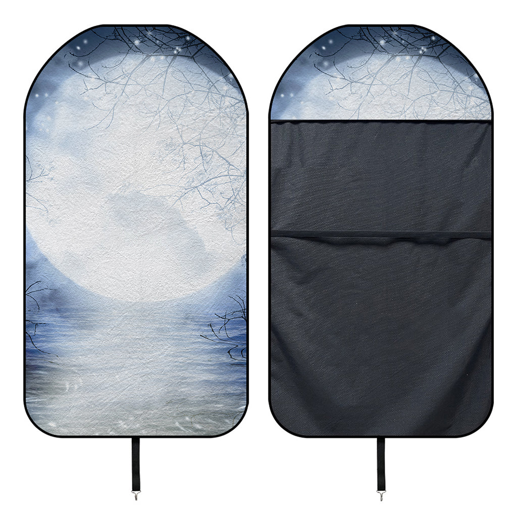 Halloween Moonlight Print Waterproof Car Seat Cover