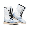 Halloween Moonlight Print Winter Boots