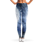 Halloween Moonlight Print Women's Leggings