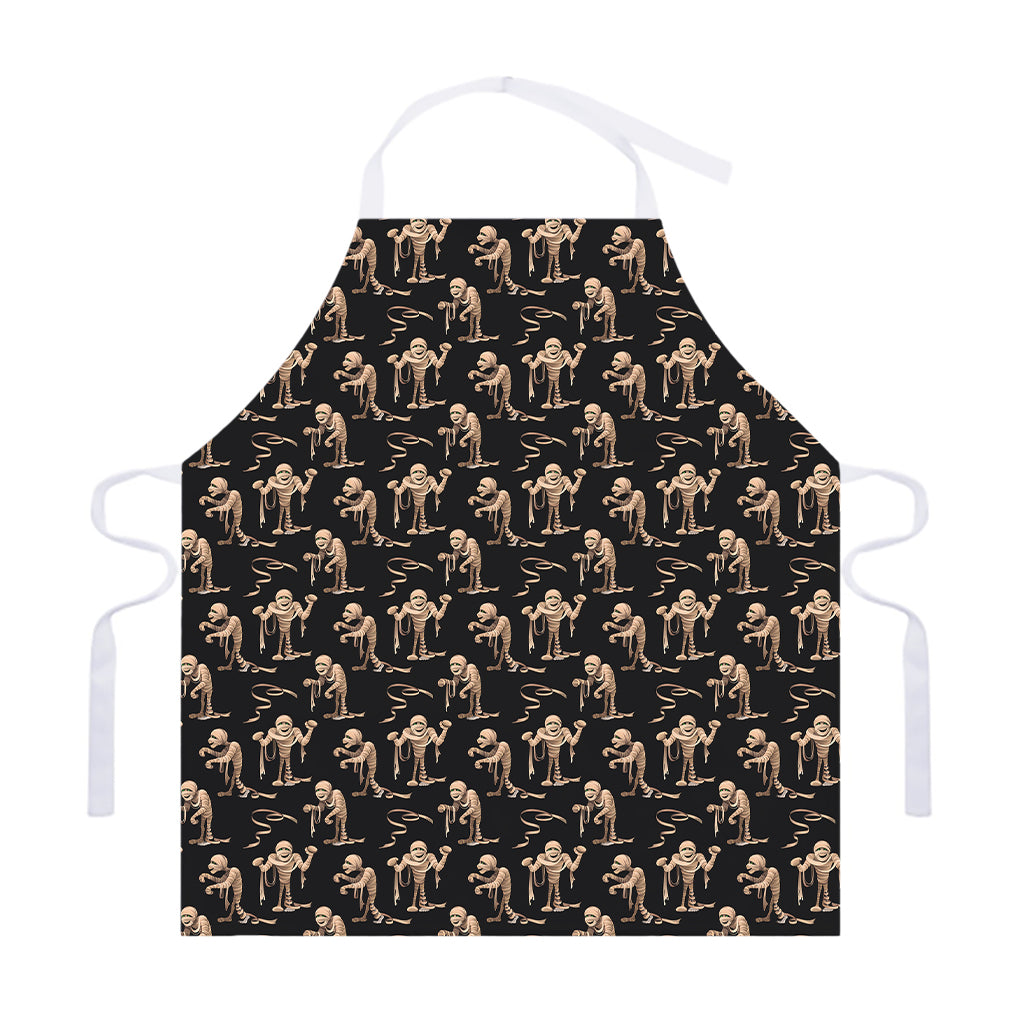 Halloween Mummy Pattern Print Adjustable Apron