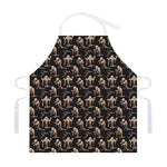 Halloween Mummy Pattern Print Adjustable Apron