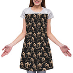 Halloween Mummy Pattern Print Adjustable Apron