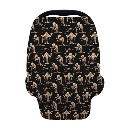 Halloween Mummy Pattern Print Baby Seat Cover