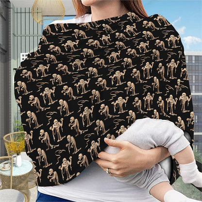 Halloween Mummy Pattern Print Baby Seat Cover