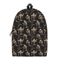 Halloween Mummy Pattern Print School Backpack