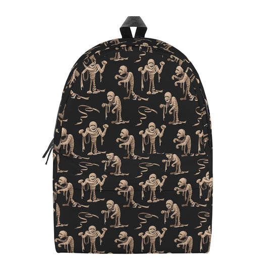Halloween Mummy Pattern Print Backpack