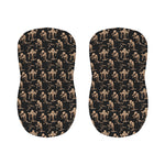 Halloween Mummy Pattern Print Bar Stool Covers