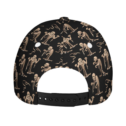 Halloween Mummy Pattern Print Baseball Cap