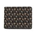 Halloween Mummy Pattern Print Bifold Wallet