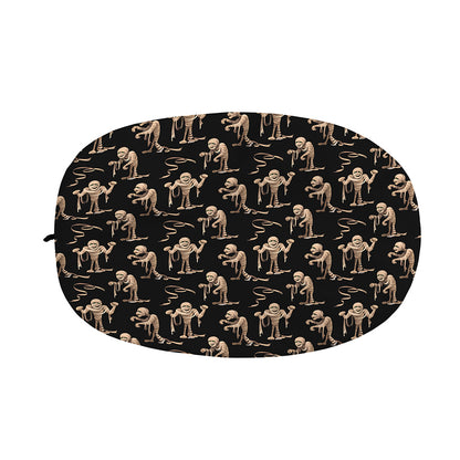 Halloween Mummy Pattern Print Car Side Mirror Covers