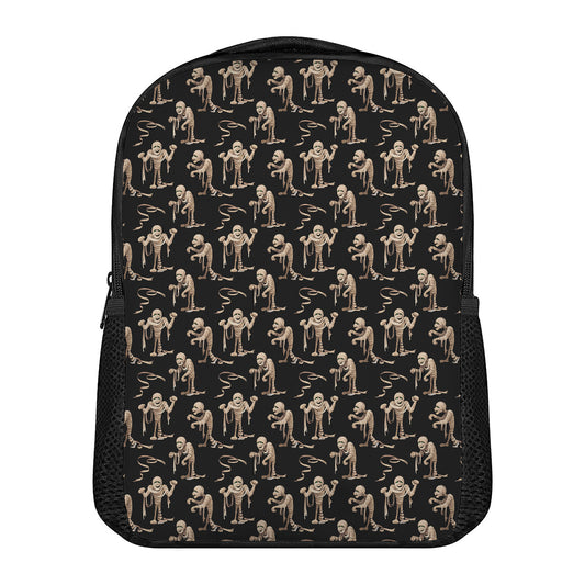 Halloween Mummy Pattern Print Casual Backpack