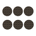 Halloween Mummy Pattern Print Coaster Set