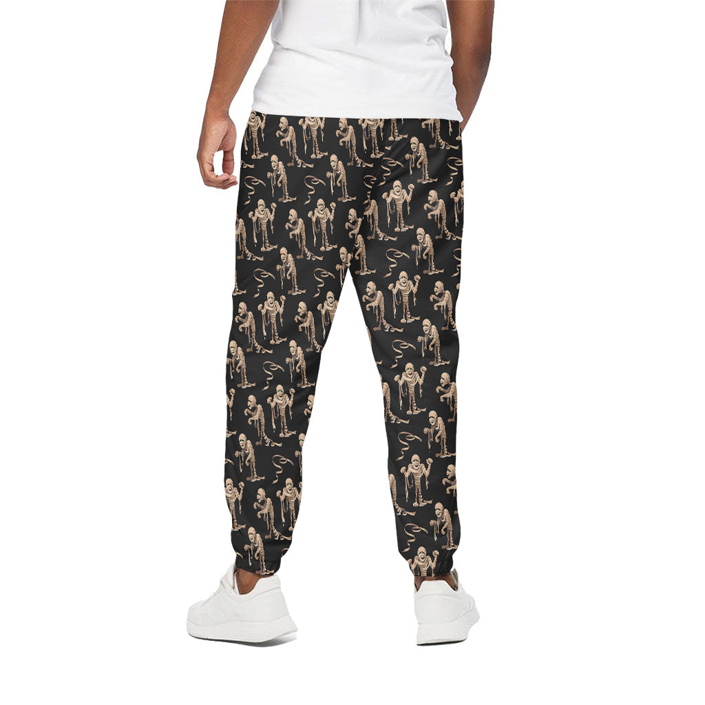 Halloween Mummy Pattern Print Cotton Pants