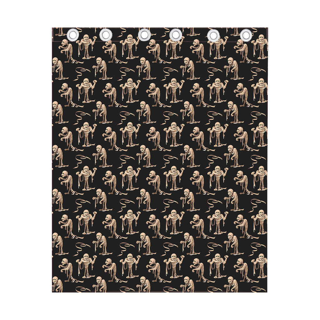 Halloween Mummy Pattern Print Curtain
