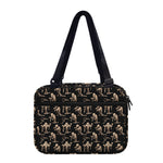 Halloween Mummy Pattern Print Double Strap Bible Bag