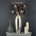 Halloween Mummy Pattern Print Drum Lamp Shade