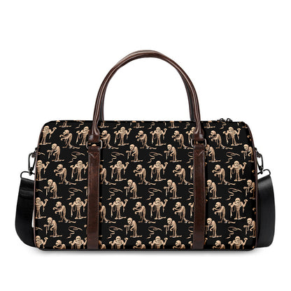 Halloween Mummy Pattern Print Duffle Bag