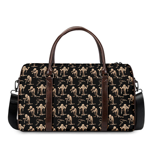 Halloween Mummy Pattern Print Duffle Bag