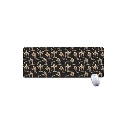 Halloween Mummy Pattern Print Extended Mouse Pad