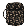 Halloween Mummy Pattern Print Front Pocket Bible Bag