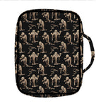 Halloween Mummy Pattern Print Front Pocket Bible Bag