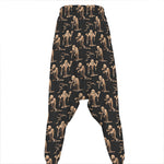Halloween Mummy Pattern Print Hammer Pants