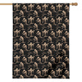 Halloween Mummy Pattern Print House Flag