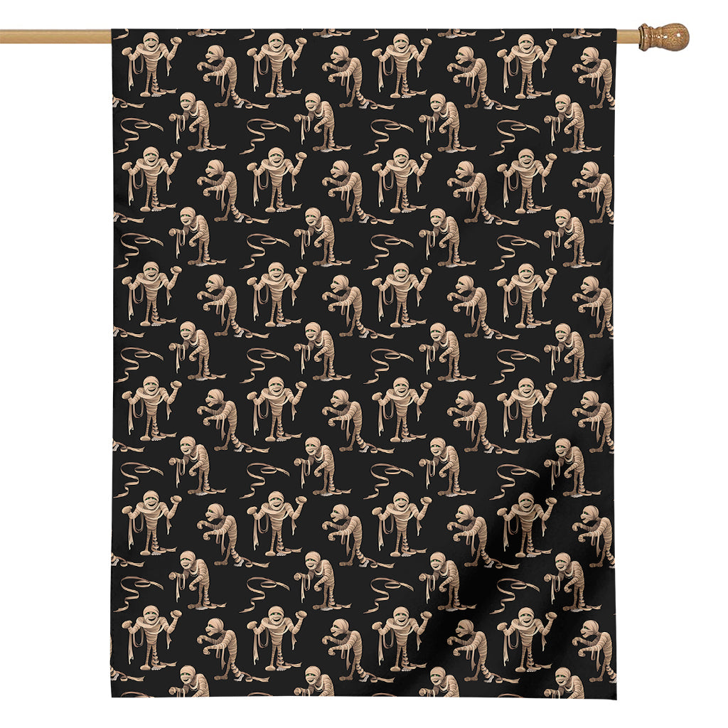 Halloween Mummy Pattern Print House Flag