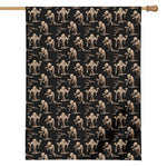 Halloween Mummy Pattern Print House Flag