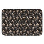 Halloween Mummy Pattern Print Indoor Door Mat