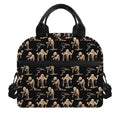 Halloween Mummy Pattern Print Insulated Lunch Bag
