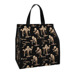 Halloween Mummy Pattern Print Insulated Lunch Tote
