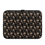 Halloween Mummy Pattern Print Laptop Sleeve