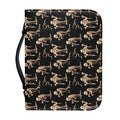 Halloween Mummy Pattern Print Leather Bible Cover