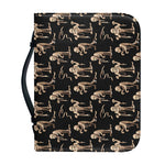 Halloween Mummy Pattern Print Leather Bible Cover