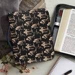 Halloween Mummy Pattern Print Leather Bible Cover