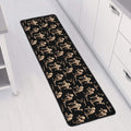 Halloween Mummy Pattern Print Long Kitchen Mat
