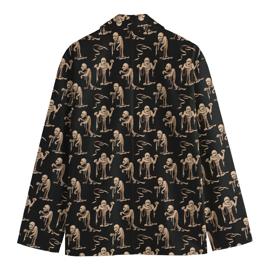 Halloween Mummy Pattern Print Men's Blazer