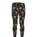 Halloween Mummy Pattern Print Men's Leggings