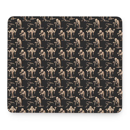 Halloween Mummy Pattern Print Mouse Pad