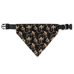 Halloween Mummy Pattern Print Over The Collar Dog Bandana