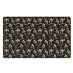 Halloween Mummy Pattern Print Polyester Doormat