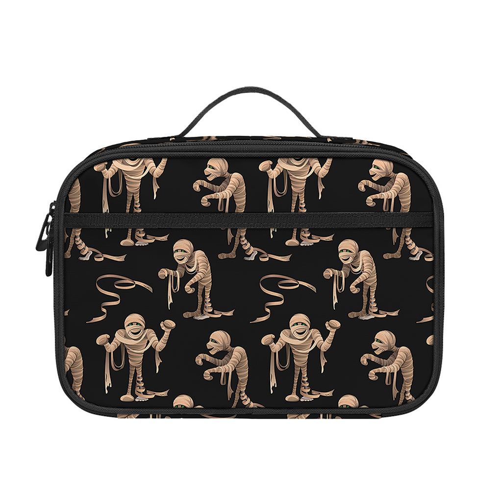 Halloween Mummy Pattern Print Portable Lunch Bag