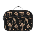 Halloween Mummy Pattern Print Portable Lunch Bag